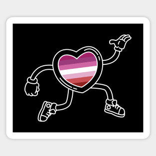 Pride Heart - Lesbian Sticker